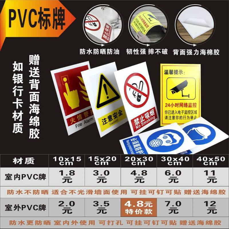 消防疏散牌指示标志牌墙贴贴纸安全标识牌提示牌PVC发现火情D036-图3