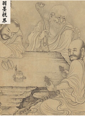 传世名画宋代李公麟巅峰巨制十六