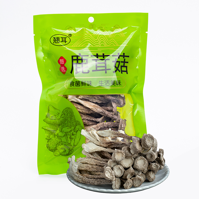 【翘耳】古田鹿茸菇蘑菇脆脆菇，炒菜煲汤冷藏存放50克/袋 - 图1