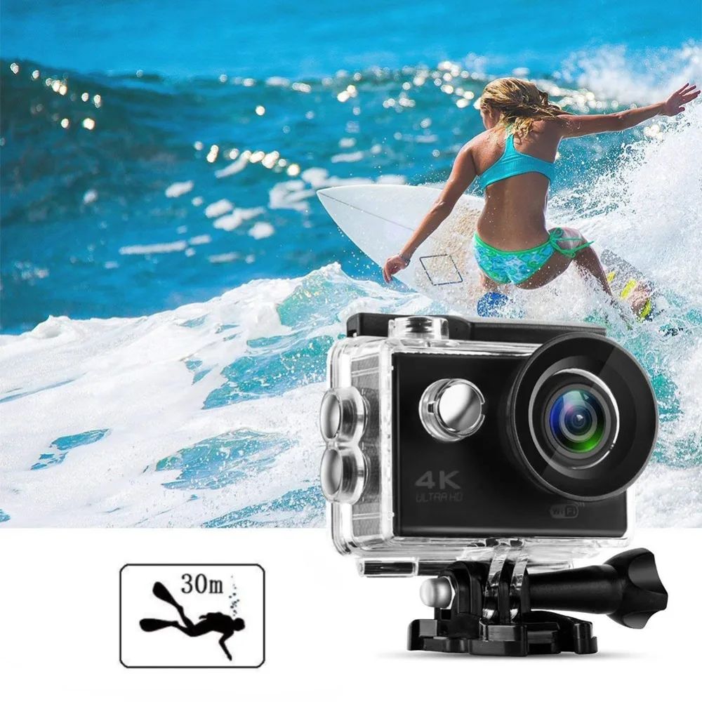 Action Camera H9R Ultra HD 4K WiFi Remote Control Sports Vid - 图3