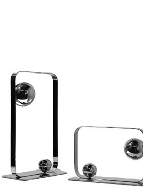 简约现代金属几何框架球创意轻奢家居客厅书房阳台T软装饰品球摆