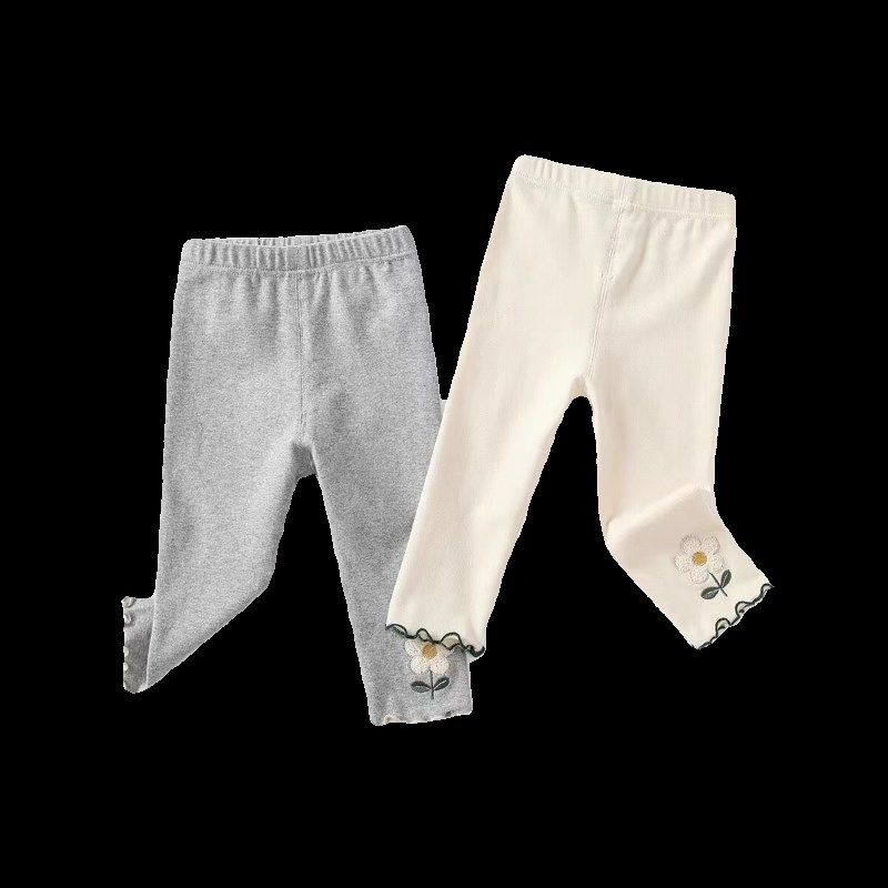女童打底裤春装2024新款洋气婴儿裤子宝宝外穿长裤儿童春秋休闲裤,淘宝优惠券,粉丝福利购,淘宝优惠卷