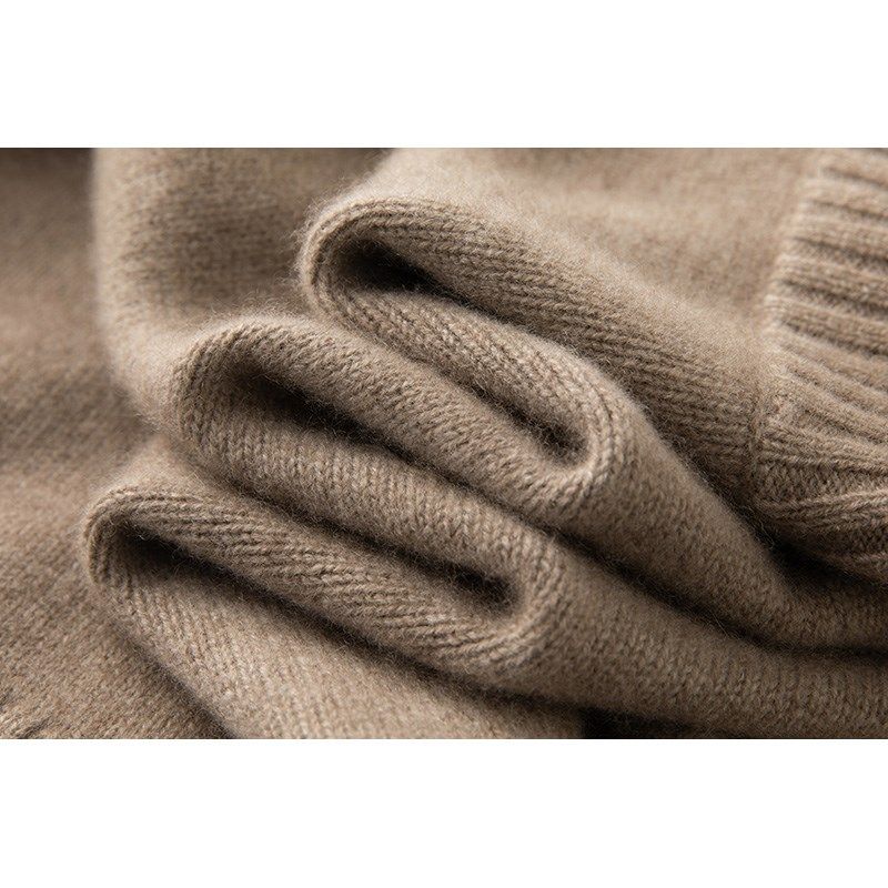 简约放松的美~100%纯山羊绒衫女半高领宽松羊绒打底衫针织毛衣,淘宝优惠券,粉丝福利购,淘宝优惠卷