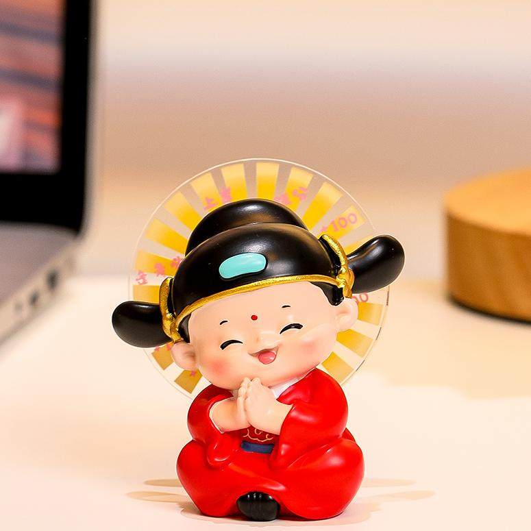 金榜题名状元郎桌面装饰摆件逢考必过公仔创意中高考励志加油礼品