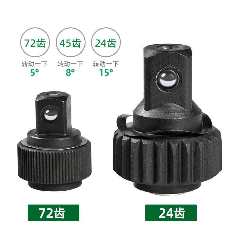 1寸棘轮扳手19mm重型棘轮头25mm快速棘轮扳手套筒扳手一寸3/4快板 - 图2