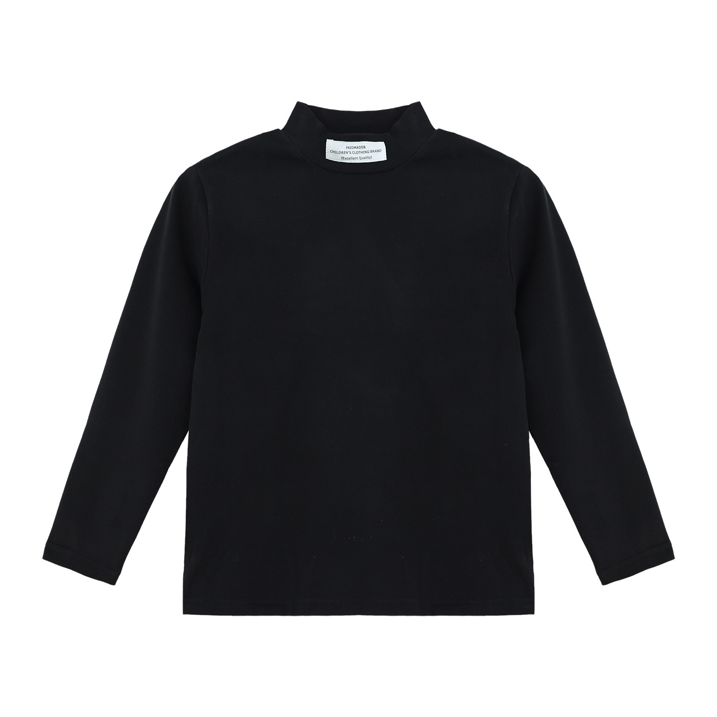 派町童装男童T恤2025秋冬新款儿童体恤打底衫加绒保暖半高领洋气,淘宝优惠券,粉丝福利购,淘宝优惠卷