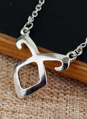 欧美热销骸骨之城项链天使的力量凡人仪器锁骨项链直销