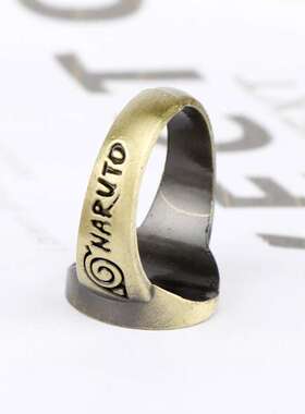 动漫周边火影忍者宇宙波佐助戒指复古环保合金手饰直销