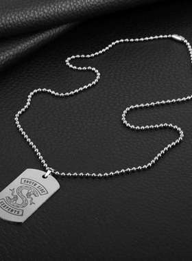 热销欧美影视周边河谷镇Riverdale不锈钢吊牌吊坠项链