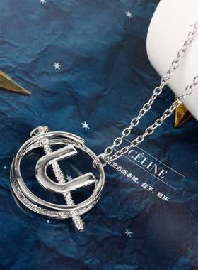 新款Ghostbusters捉鬼敢死队项链创意个性U型螺丝钉吊坠锁骨链