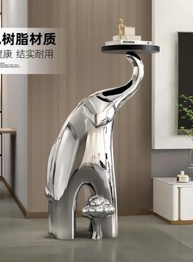 大象客厅摆件大型落地沙发边几电视柜旁边灯搬家乔迁礼物轻奢装饰