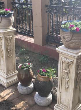 欧式罗马柱装饰摆饰罗马柱花架花盆底座户外花园庭院装饰婚庆路引