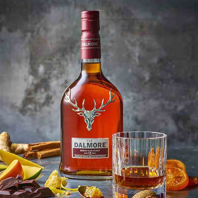 DALMORE/大摩 12年威士忌英国原装进口苏格兰雪莉桶单一麦芽 - 图1