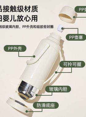 热水瓶2026新款家用热水壶大容量保温水壶玻璃内胆暖水瓶开水暖瓶