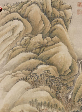 清代王时敏仿王维江山雪霁图传统