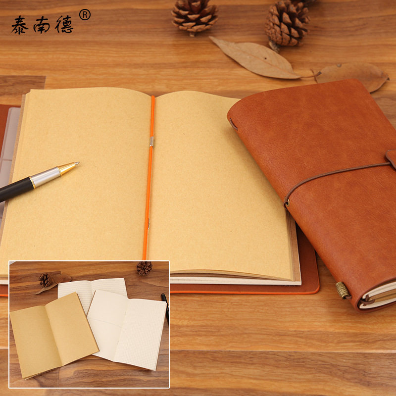 手账本复古旅行记事本活页笔记本文具小随身韩国创意手帐本心,淘宝优惠券,粉丝福利购,淘宝优惠卷