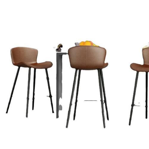 2025新款创意吧台椅无靠背简约转椅家用脚凳餐厅酒吧休闲舒适坐垫 - 图3