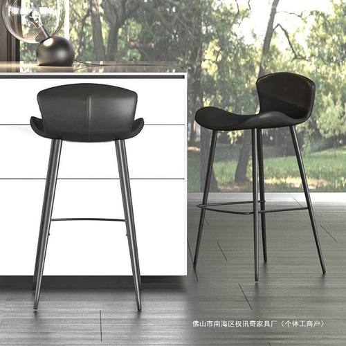 2025新款创意吧台椅无靠背简约转椅家用脚凳餐厅酒吧休闲舒适坐垫 - 图2