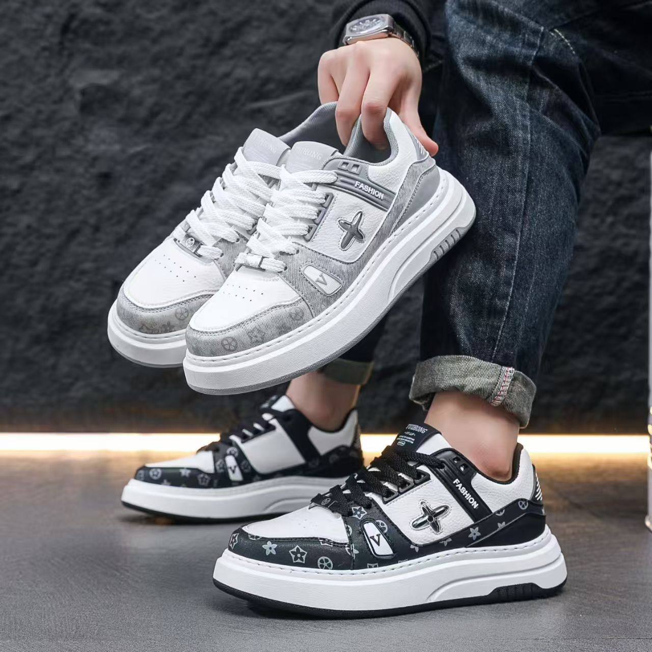 HM2523新款时尚百搭厚底休闲鞋,淘宝优惠券,粉丝福利购,淘宝优惠卷