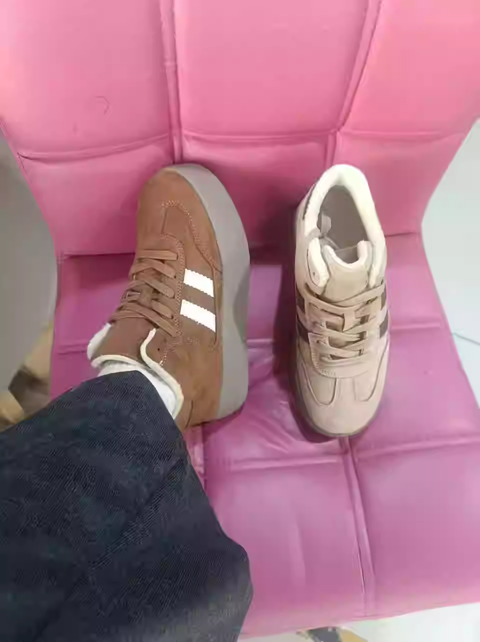 ADD1688冬季新款加绒高邦厚底德训鞋,淘宝优惠券,粉丝福利购,淘宝优惠卷