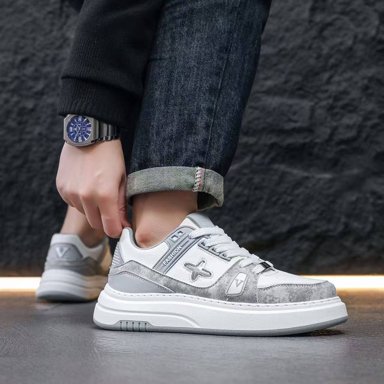 HM2523新款时尚百搭厚底休闲鞋,淘宝优惠券,粉丝福利购,淘宝优惠卷