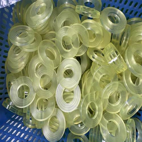 聚氨酯小垫圈优力胶牛筋PU垫片0.5-3 缓冲圆形密封垫圈减震垫现货 - 图0