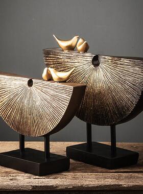 新中客厅摆件端大气上式档次家居视柜电高茶几YB-002创意酒店轻奢