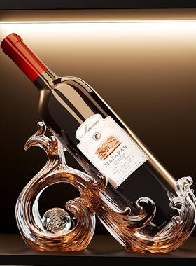 风生起红高酒架摆件客厅JMY038意轻奢档创电视柜酒柜水餐边柜装饰