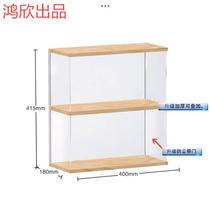 Dust-proof solid wood CD storage rack PS4 game disc rack desktop CD rack Blu-ray disc rack display storage box