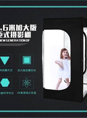 供应140CM摄影棚套装LED摄影灯柜式套装120*50*140CM