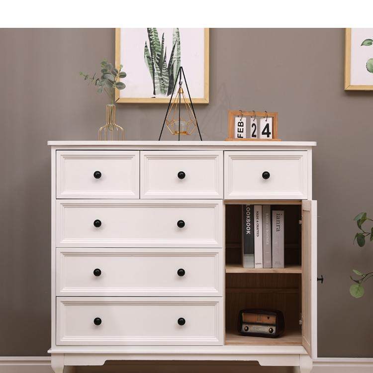 美式实木斗柜卧室收纳柜简约木色小户型多层客厅多功能欧式五斗柜,淘宝优惠券,粉丝福利购,淘宝优惠卷