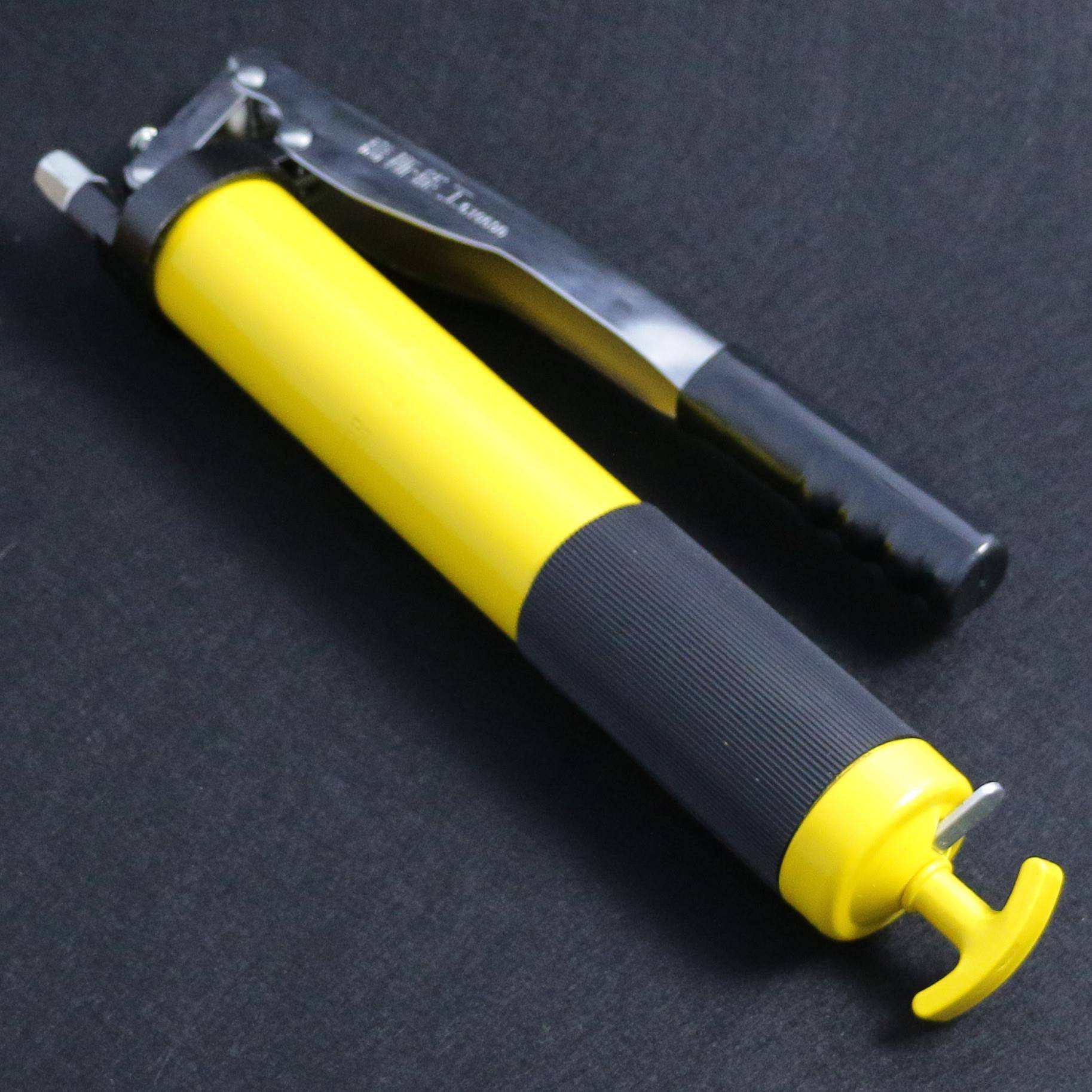 汽保工具双压杆大排气600cc塑盒加重型耐压手动省力黄油枪 - 图2