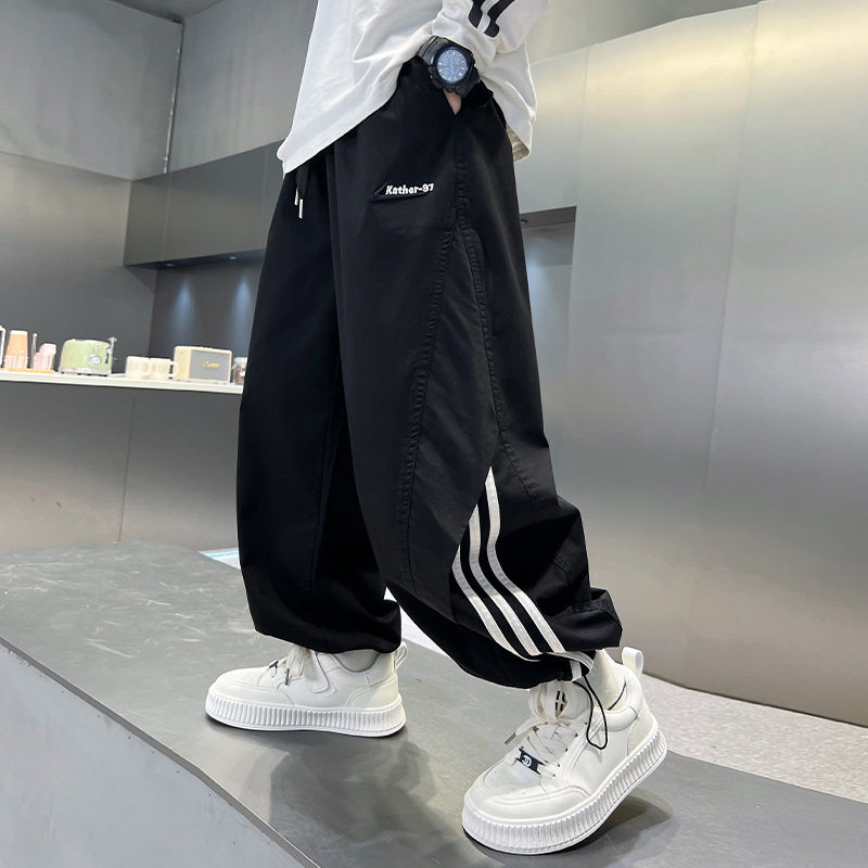 男童裤子春秋款2026新款中大童直筒男孩春装儿童痞帅风休闲阔腿裤,淘宝优惠券,粉丝福利购,淘宝优惠卷