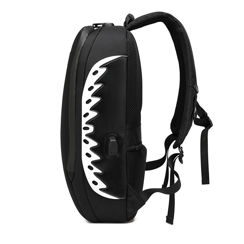 ozuko新款商务电脑包usb防水防盗男士双肩包户外休闲学生书包,淘宝优惠券,粉丝福利购,淘宝优惠卷