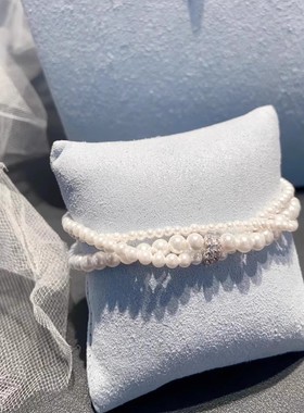 何方设计高级气质女多层手链优雅