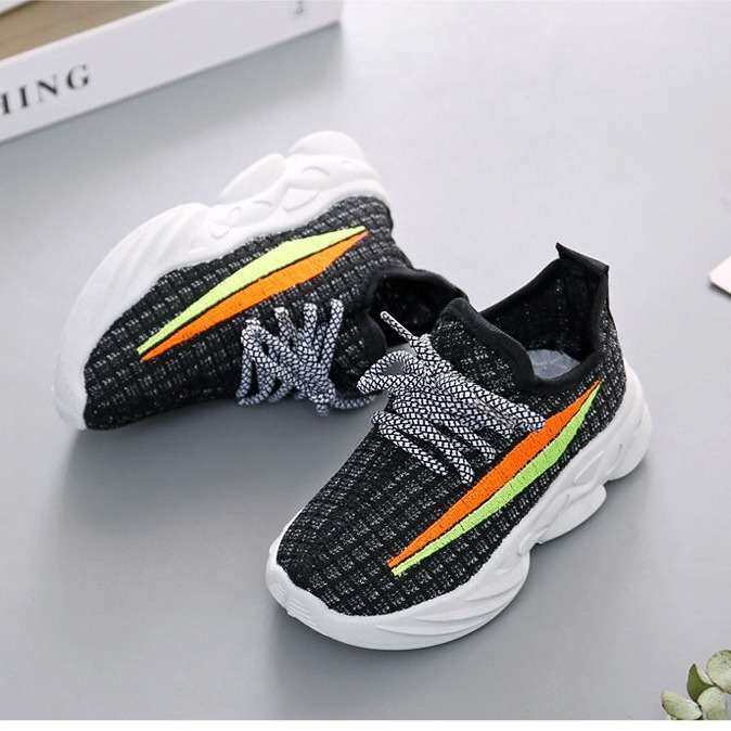 2024新款儿童鞋子男童透气网鞋春秋款小童椰子鞋小孩子女童运动鞋