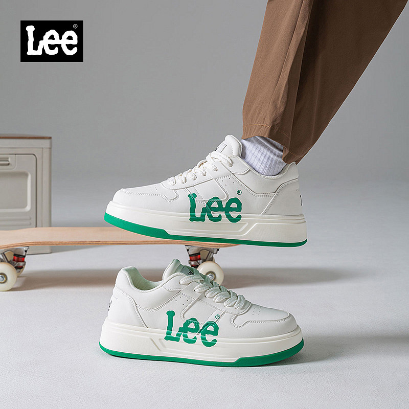 Lee官方男鞋2025冬季新款男士运动休闲鞋小白鞋子男潮鞋真皮板鞋,淘宝优惠券,粉丝福利购,淘宝优惠卷