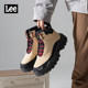 Lee官方男鞋2025冬季季新款男士休闲高帮鞋厚底雪地靴工装马丁靴