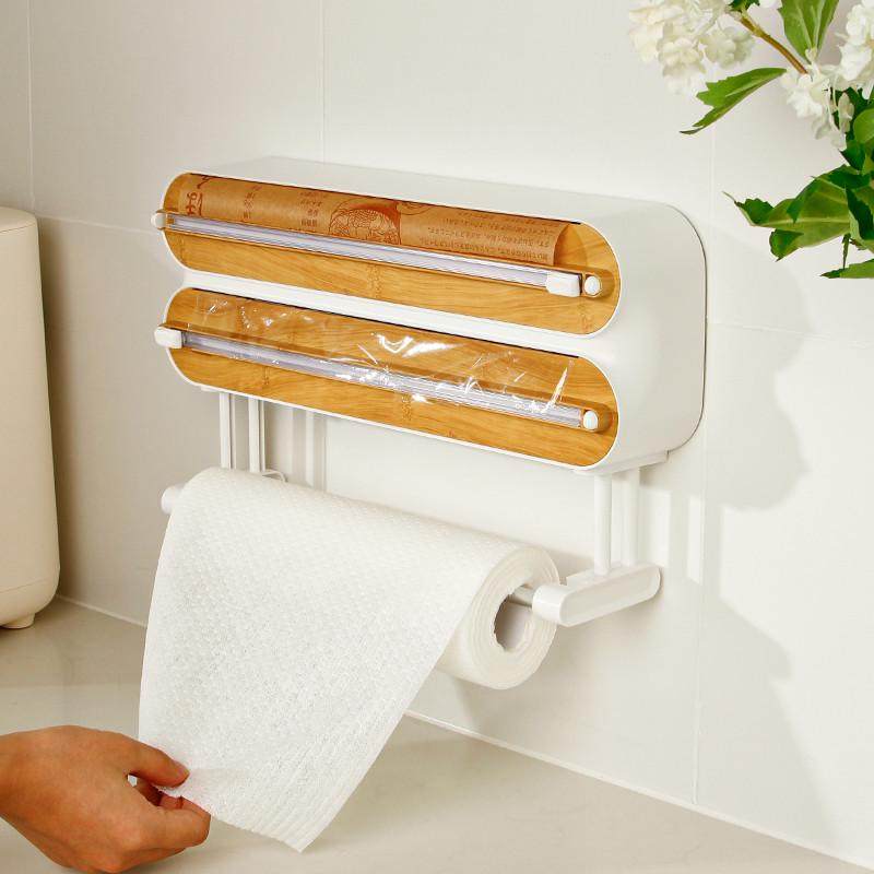 御仕家 磁吸保鲜膜切割器 厨房冰箱锡纸保鲜膜罩家用食品级收纳盒,淘宝优惠券,粉丝福利购,淘宝优惠卷