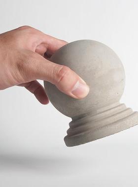 石来运转石敢当镇宅小摆件工位情绪稳定车内装饰摆件造景水晶球