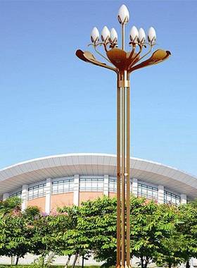 led玉兰灯中华灯广场公园景观路灯9火大型组合灯道路照明灯