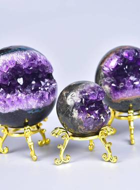 直播供货天然紫水晶簇开口笑紫晶洞聚宝盆家居办公装饰工艺品摆件