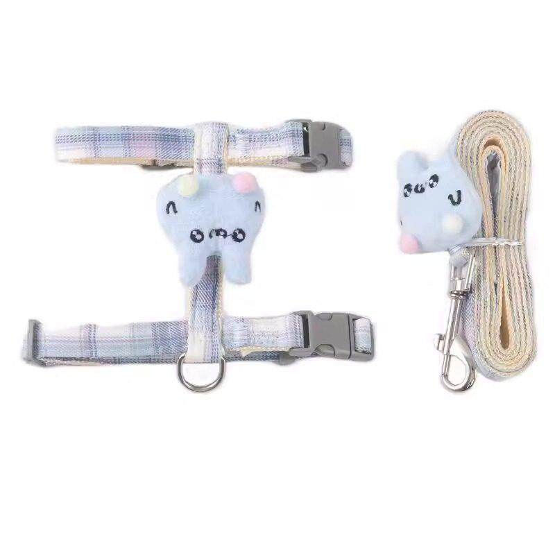 猫咪牵引绳防挣脱外出专用遛猫绳溜猫炼子网红胸背带狗炼子狗绳子,淘宝优惠券,粉丝福利购,淘宝优惠卷