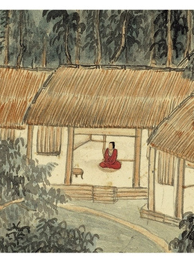 11近代谢稚柳江山多娇八条屏大
