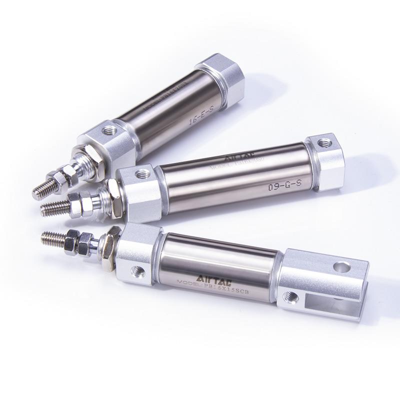 单动笔形气缸PTB12/PSB12x5x10x15x20x25X30X40X50X75X100-SU-SR - 图0