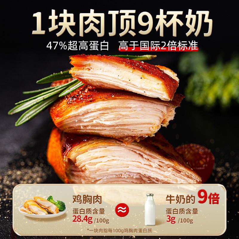 低脂鸡胸肉50克开袋即食代餐减期肥餐主食物解馋小零食品0 - 图0