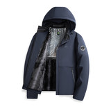 【红蜻蜓】男士冬季连帽加厚棉衣券后79.9元包邮