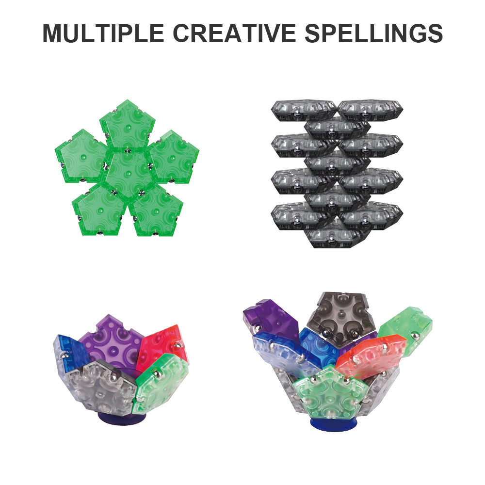 跨境亚马逊磁力积木球解压批发儿童玩具益智礼物变百磁力魔方拼装,淘宝优惠券,粉丝福利购,淘宝优惠卷