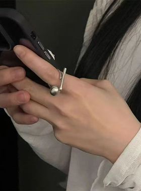 解压敲敲攒打工人木鱼戒指