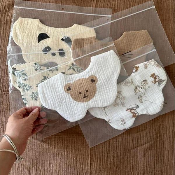 Baby saliva towel bib newborn child bib burp towel waterproof anti-vomiting towel handkerchief face wash small square towel